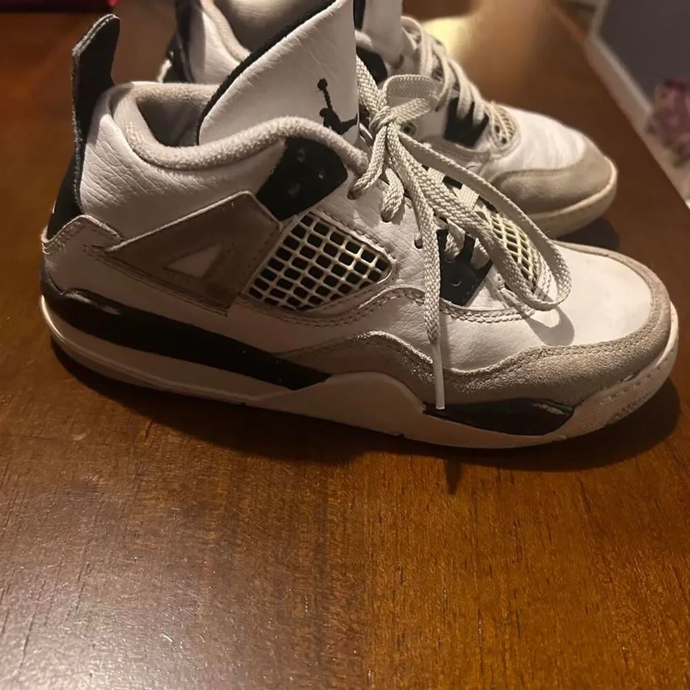 Jordan White and Grey Trainers